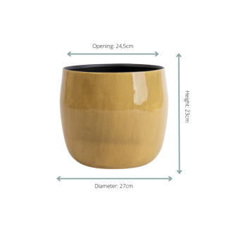 Pot Babet Camel - D27 x H23