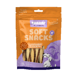 Braaaf Soft Snack Sandwich torsadé - Poulet et poisson