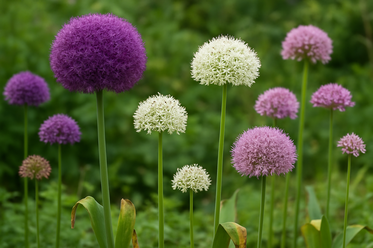 Populaires espèces et cultivars d’Allium