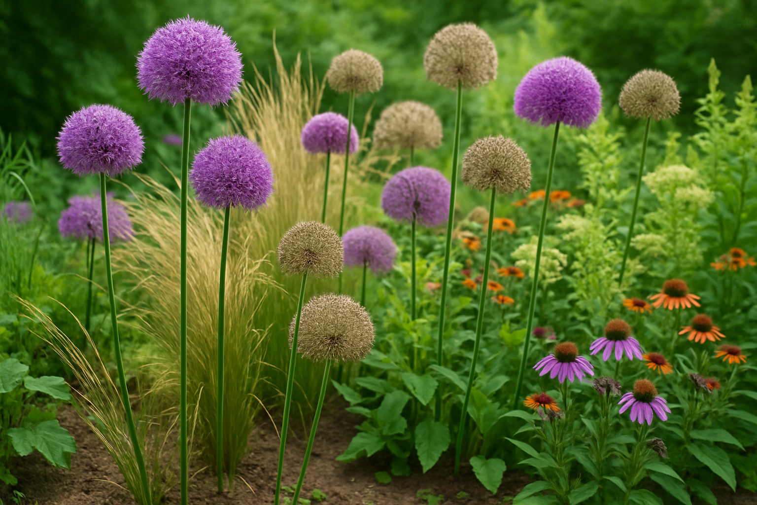 Utiliser l’Allium au jardin : combinaisons et inspiration