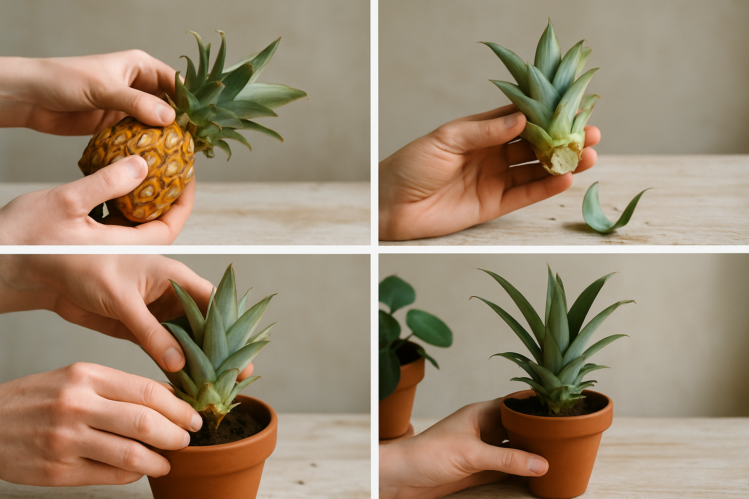 Ananas d’Intérieur : Multiplication