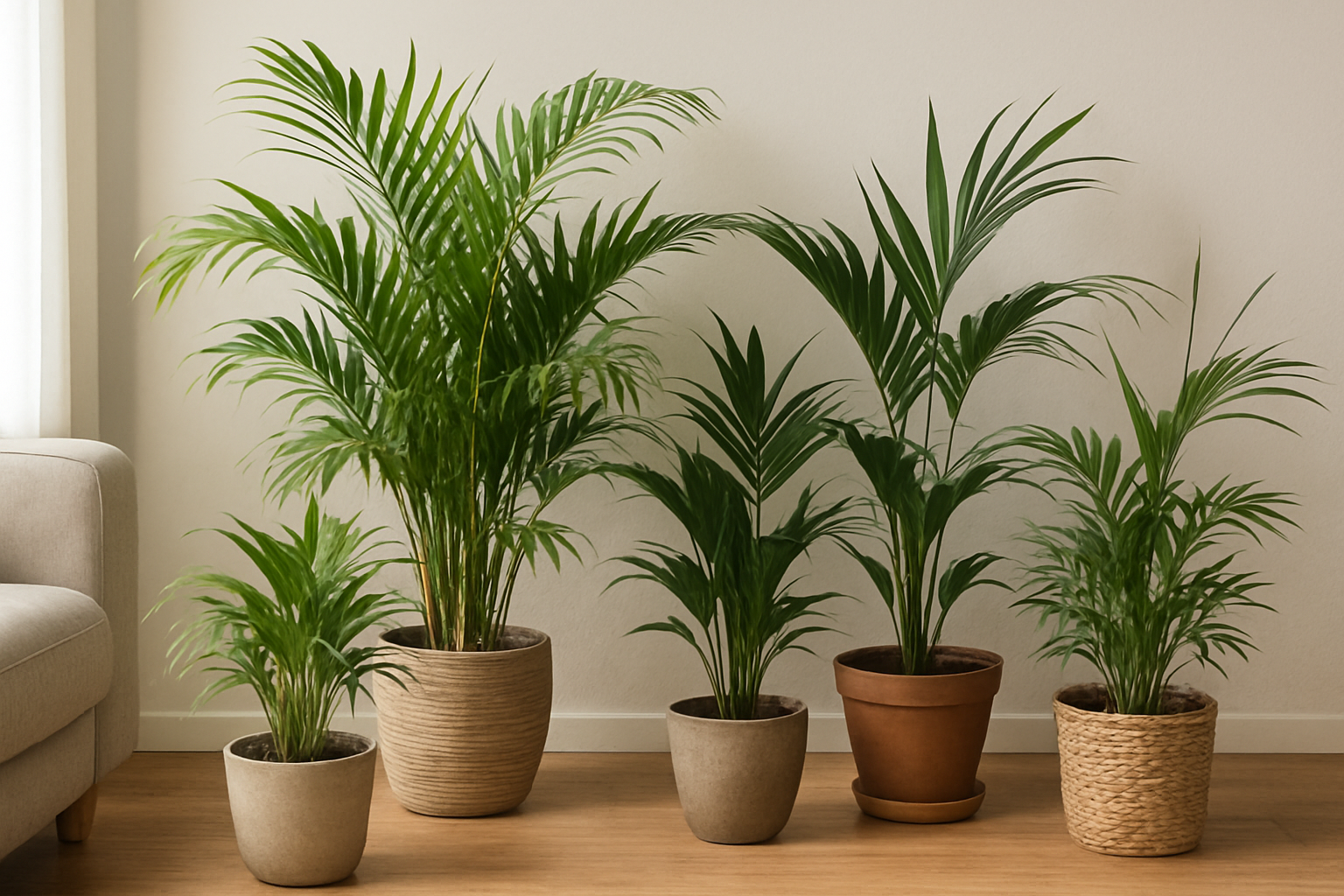 Areca palm : espèces et variétés