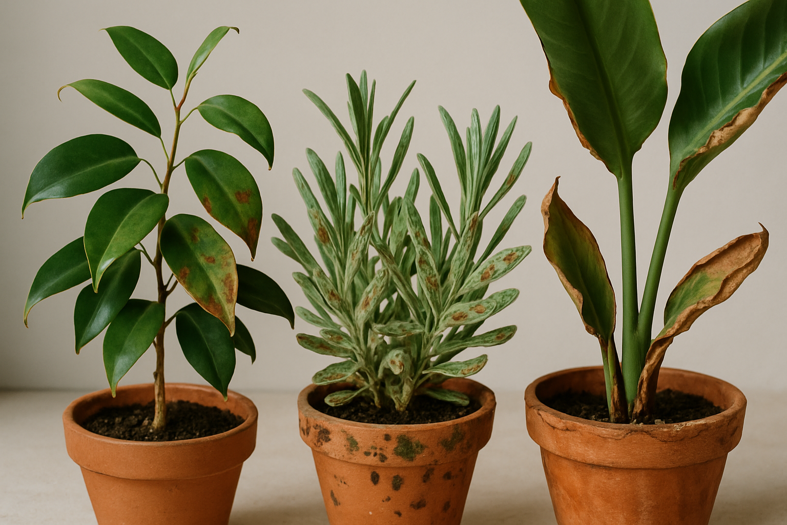 Causes des feuilles brunes et des bords desséchés