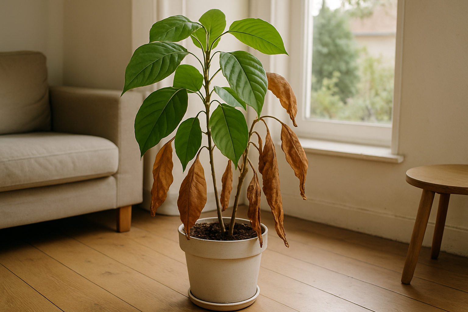 Quand faut-il s’inquiéter des feuilles brunes ?