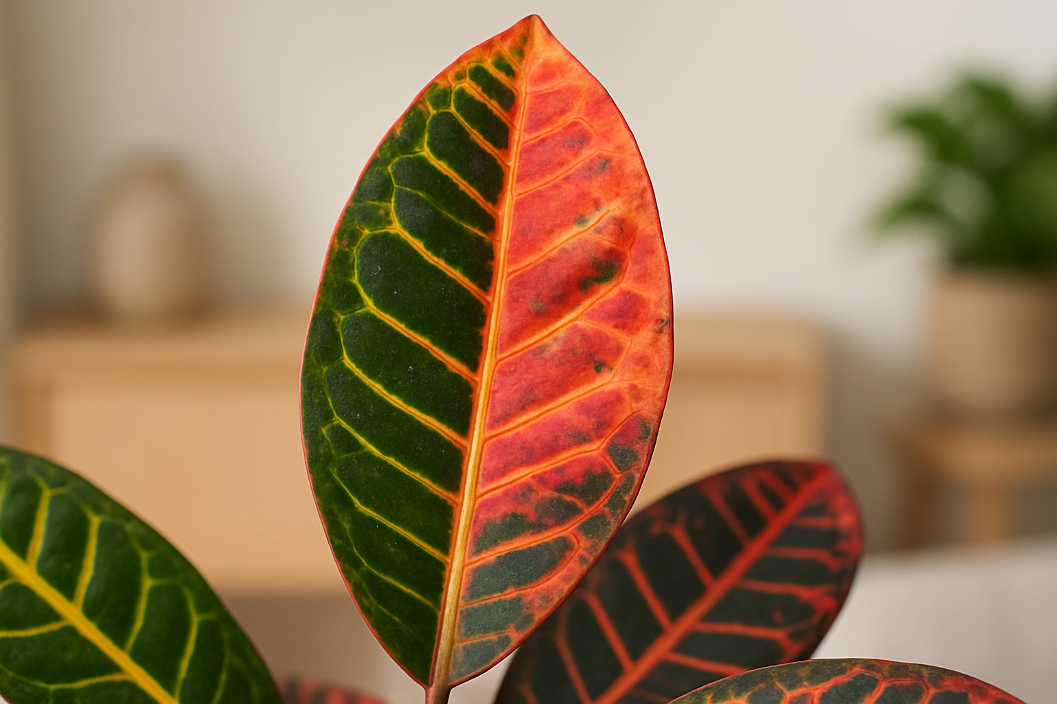 Entretien du Codiaeum : Lumière, eau & soins