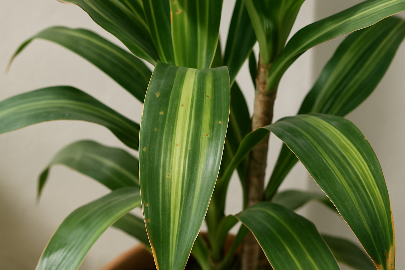 Problèmes les plus courants chez le Dracaena