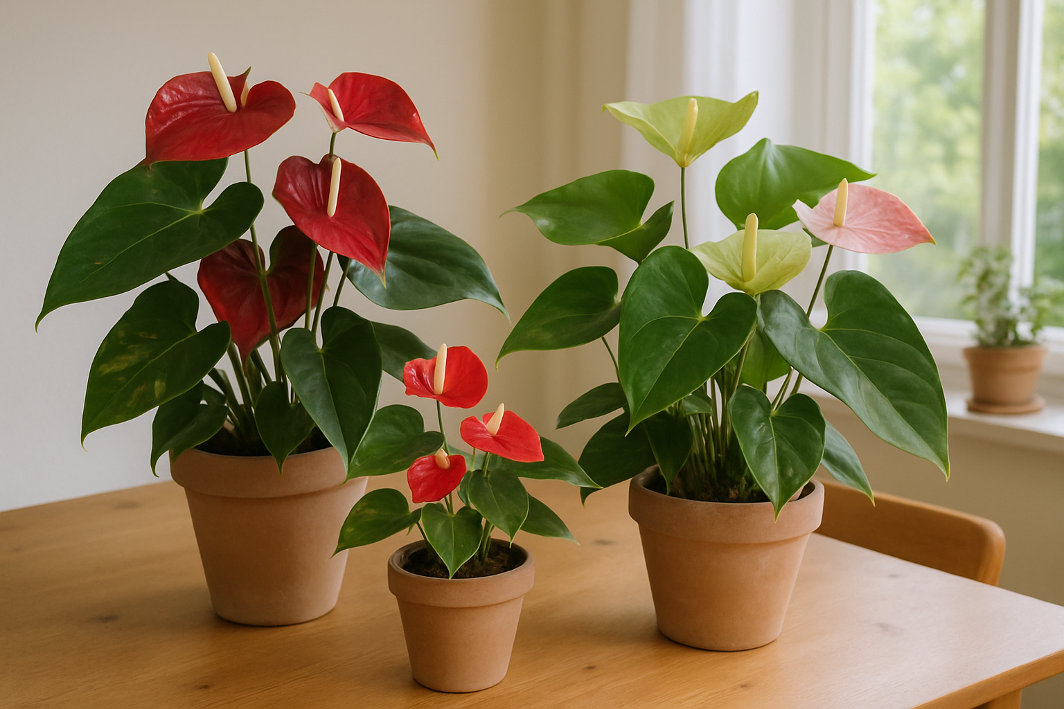 Varietes de Flamingoplant : especes populaires et differences
