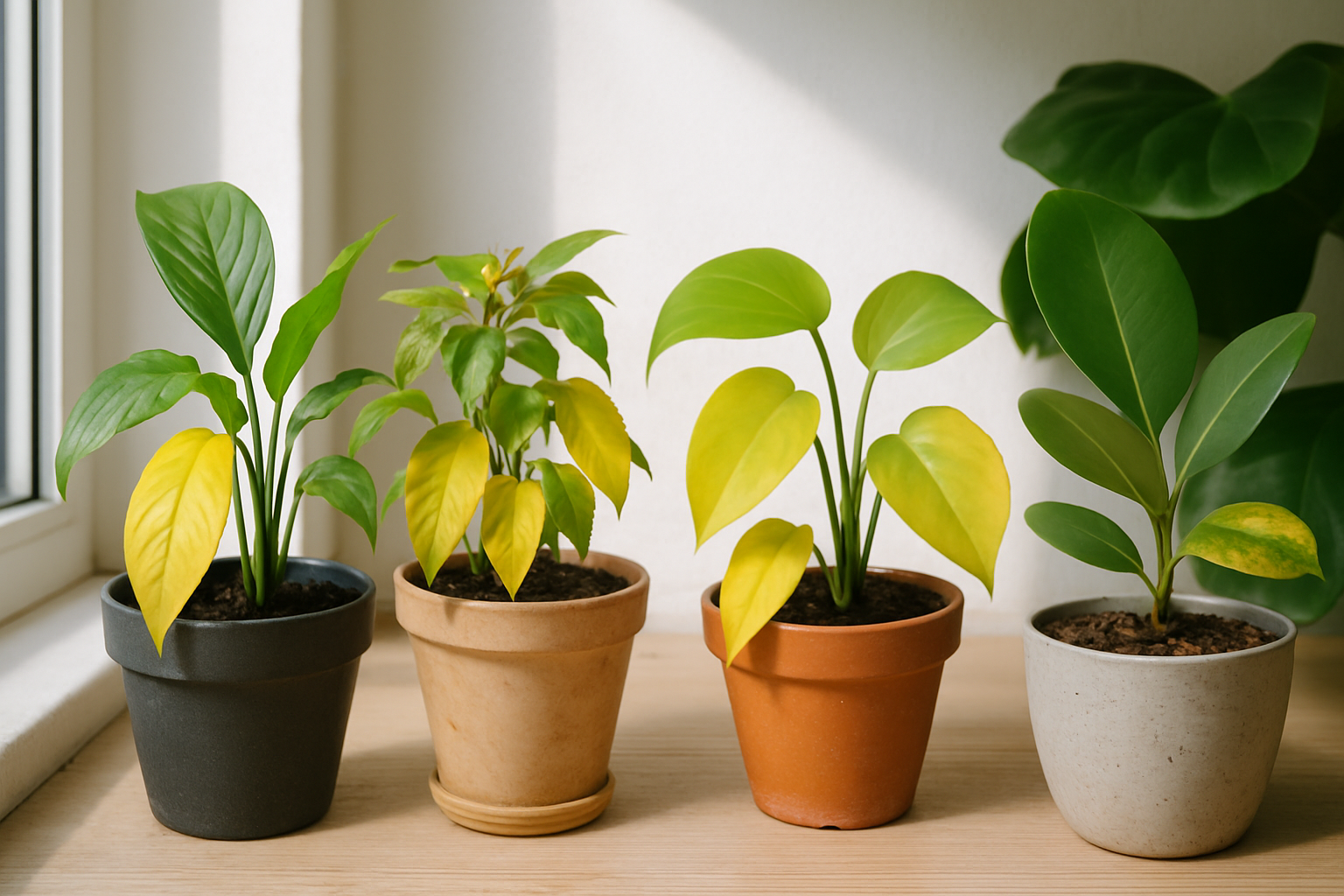 Pourquoi ma plante a-t-elle des feuilles jaunes ?
