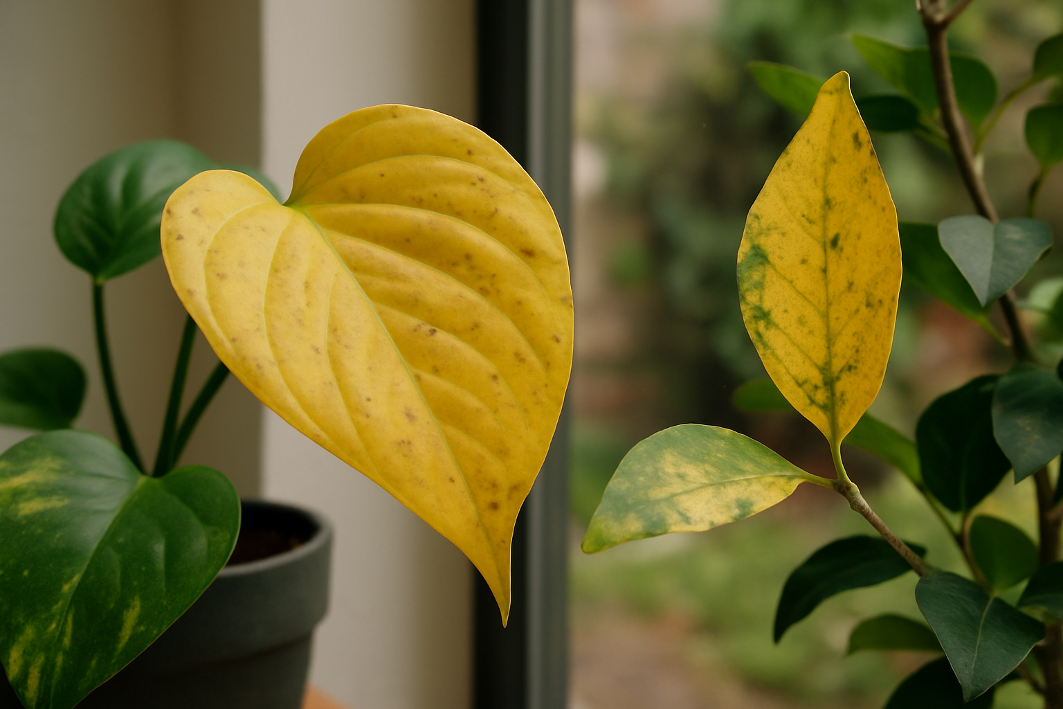 Feuilles jaunes chez les plantes : que faire ?