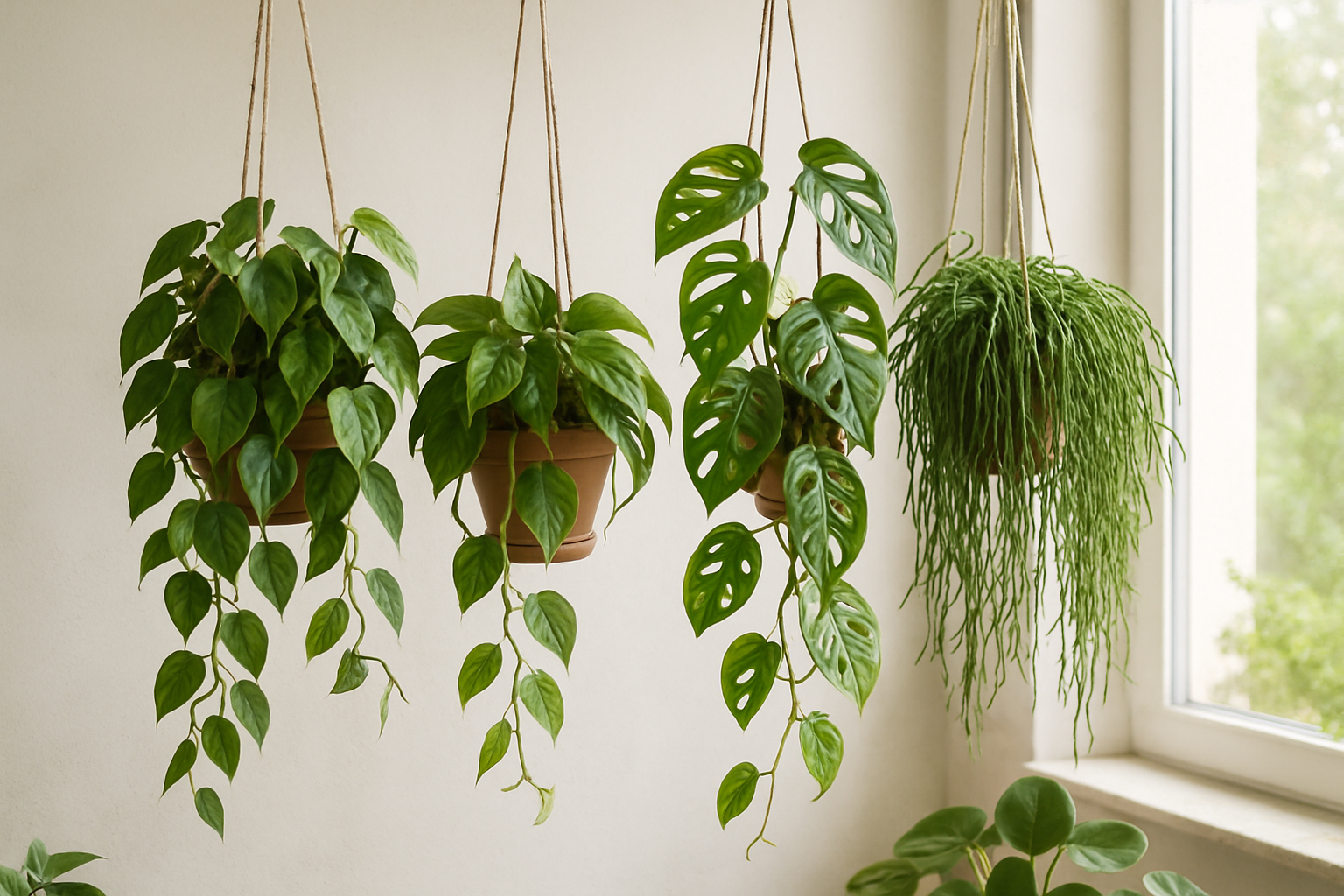 Espèces Populaires de Plantes Suspendues