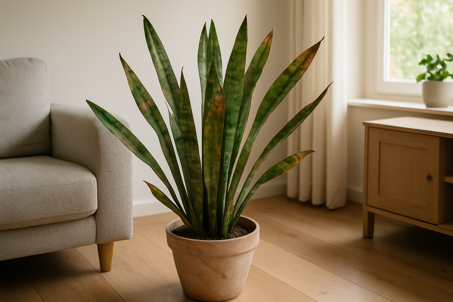 Feuilles brunes ou bords bruns chez les plantes d’intérieur