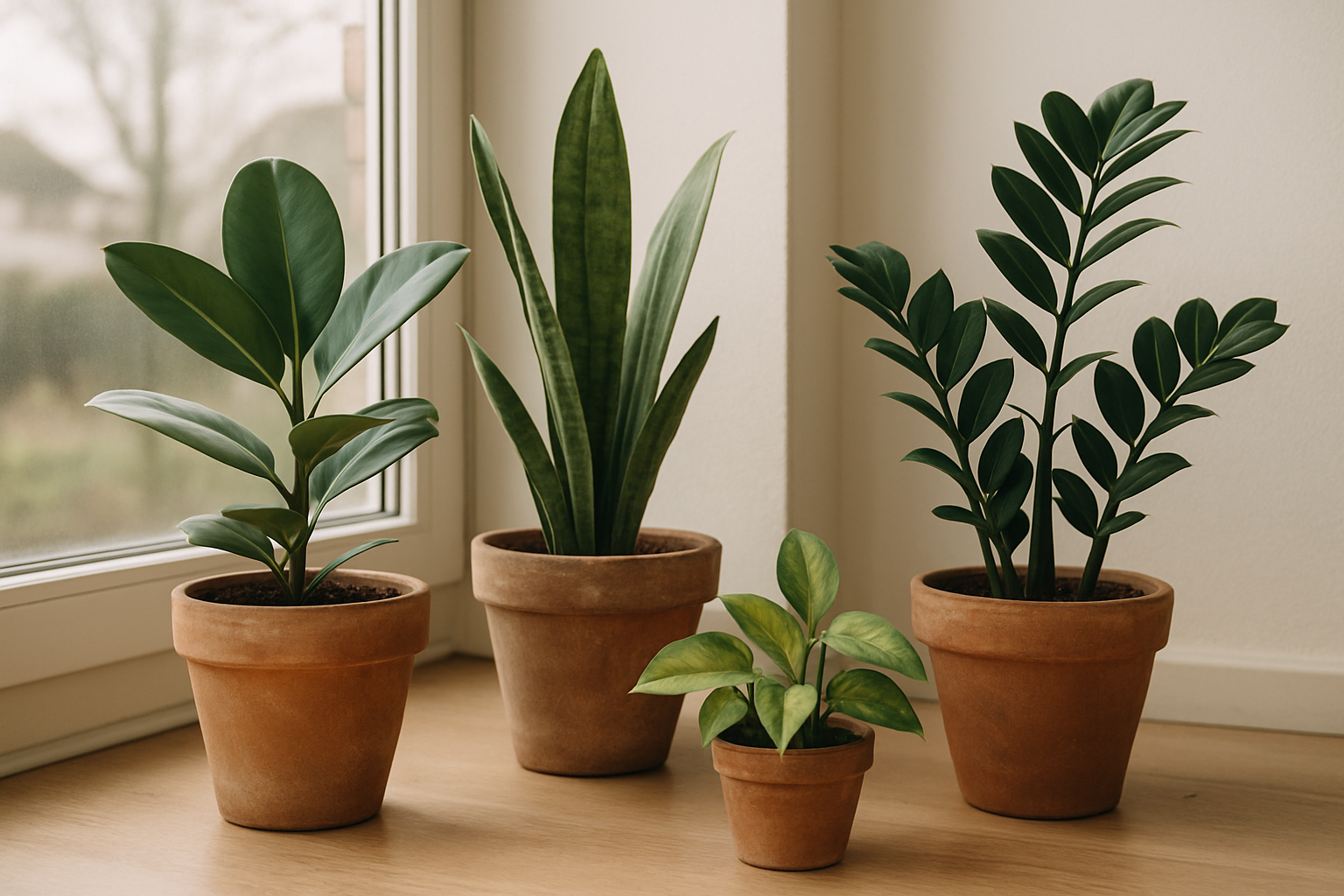 Besoins en lumière des plantes d’intérieur