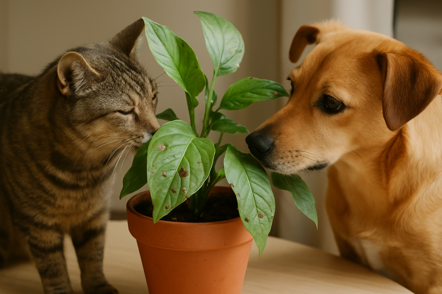 Plantes d’intérieur & animaux : sécurité et conseils