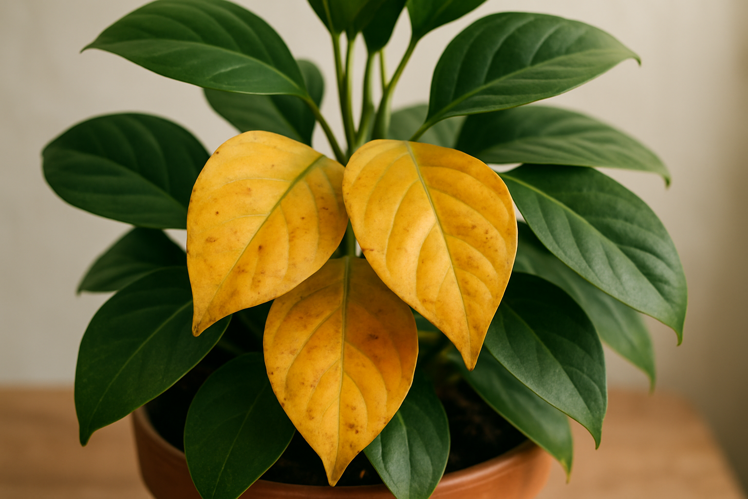 Feuilles jaunes chez les plantes d’intérieur : causes et solutions