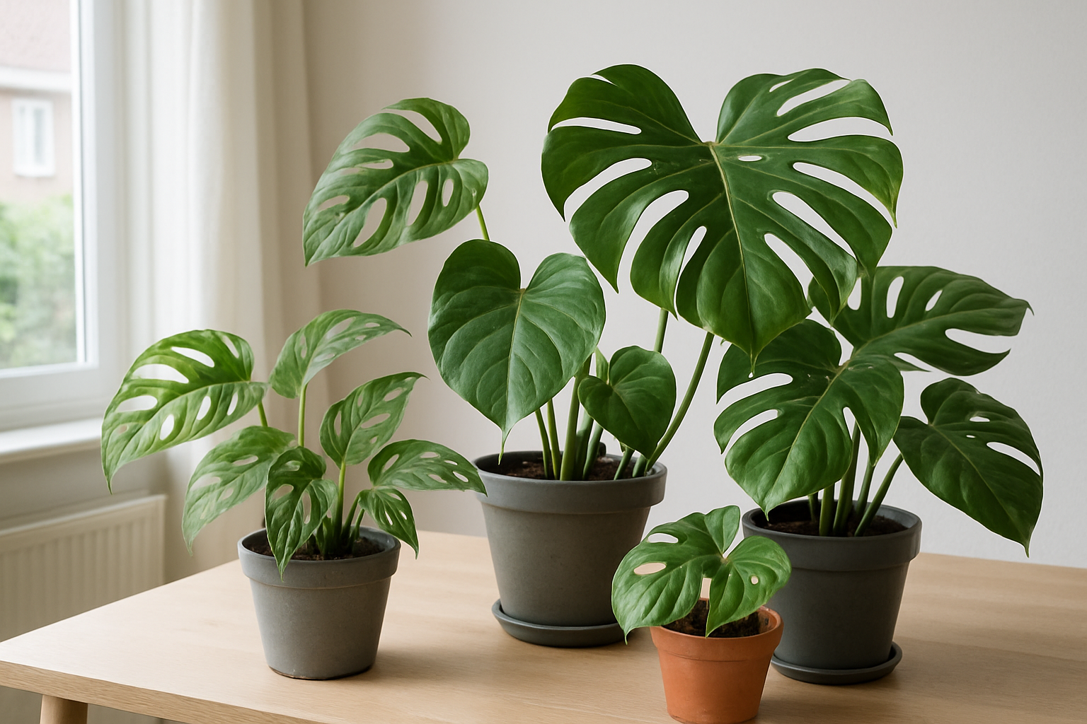 Monstera espèces pour la maison : des variétés classiques aux plus rares