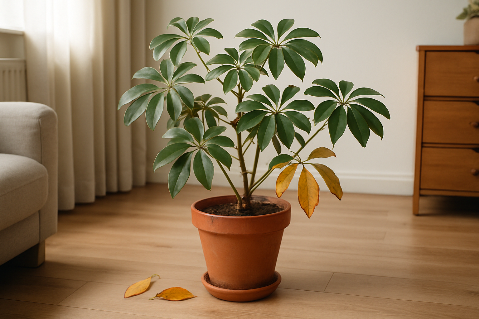 Schefflera problèmes : comment les reconnaître et les résoudre