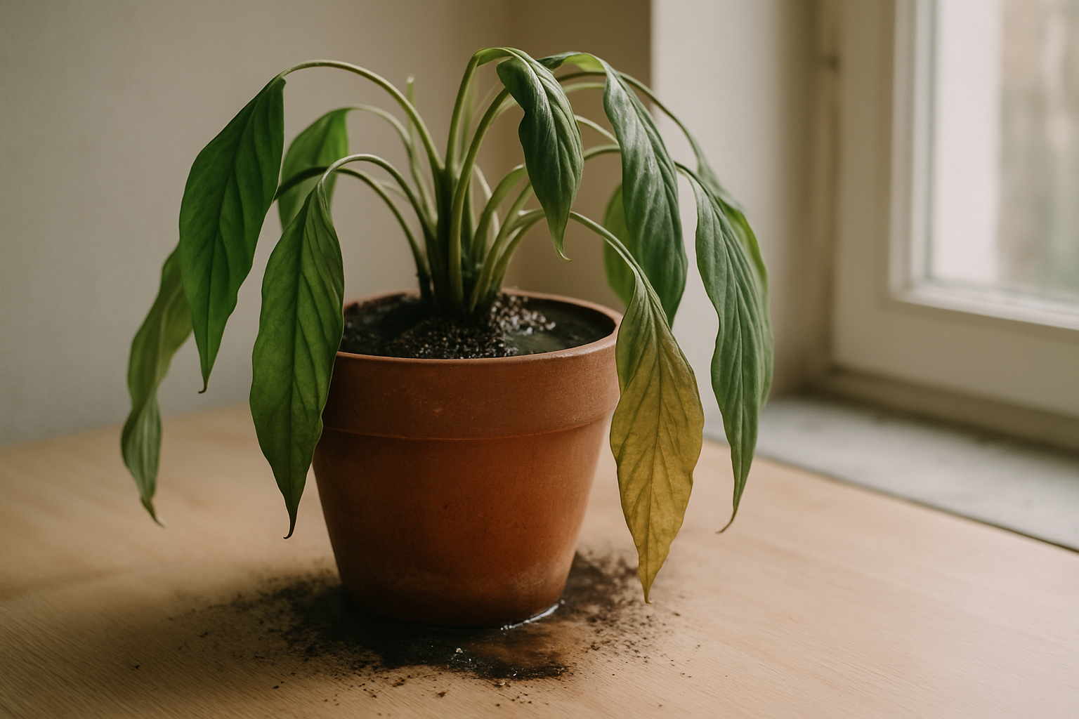 Causes d'une plante molle
