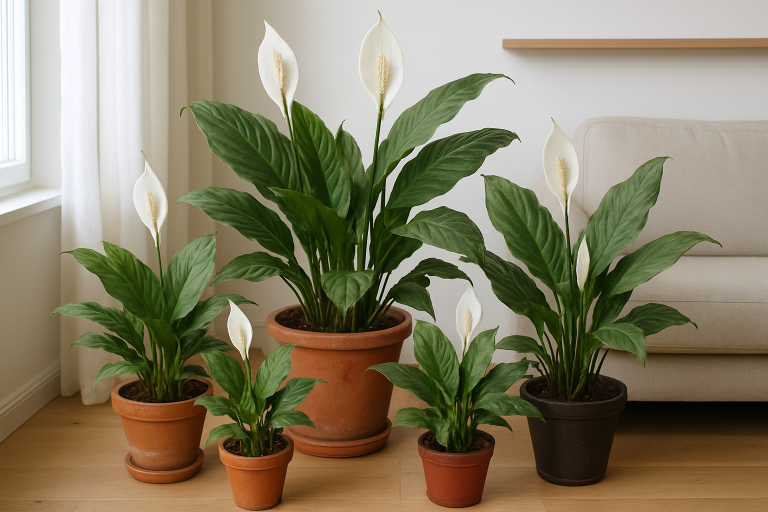 Spathiphyllum espèces : Quelle fleur de lune choisir ?
