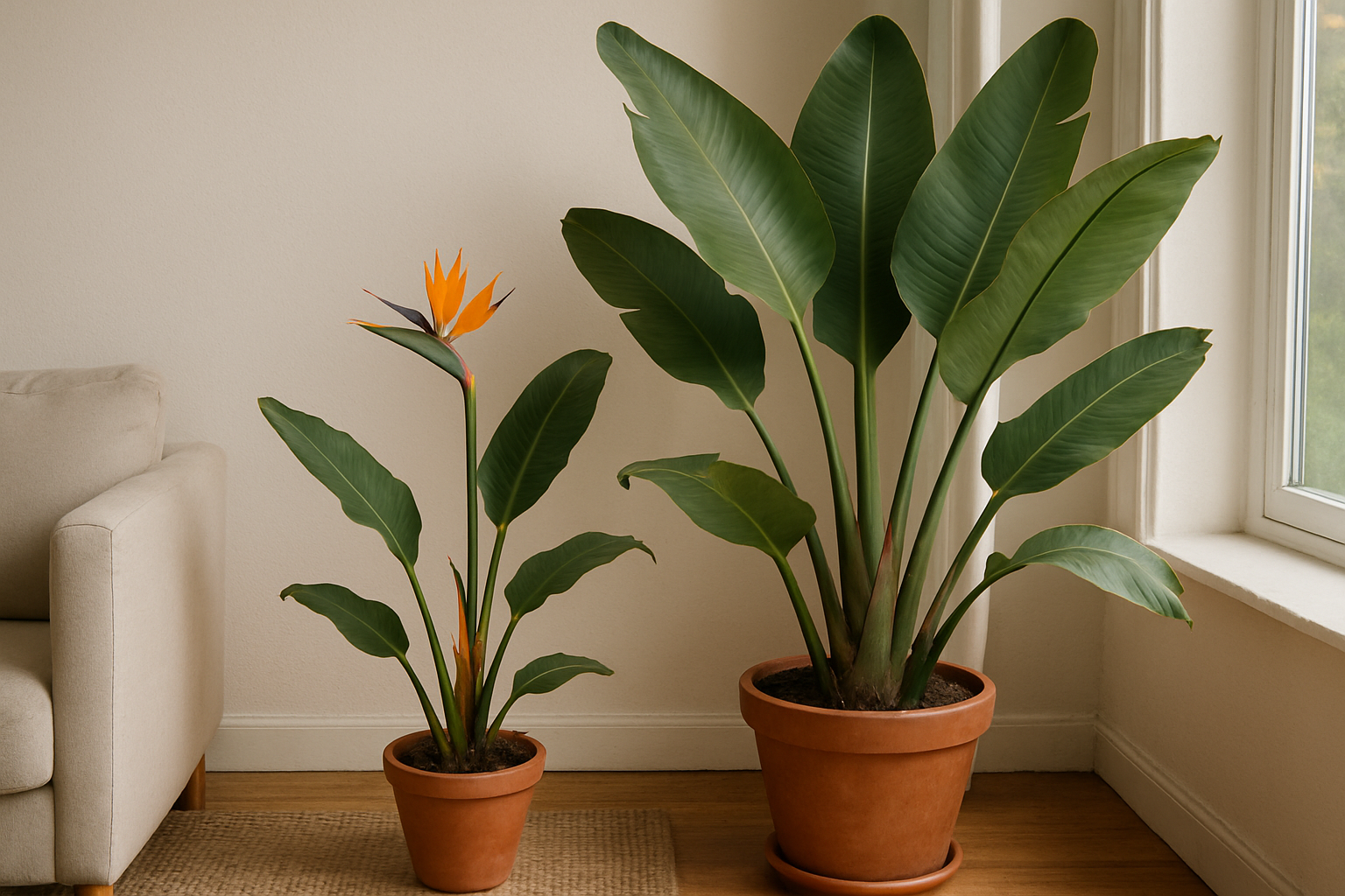 Espèces populaires de Strelitzia comme plante d’intérieur