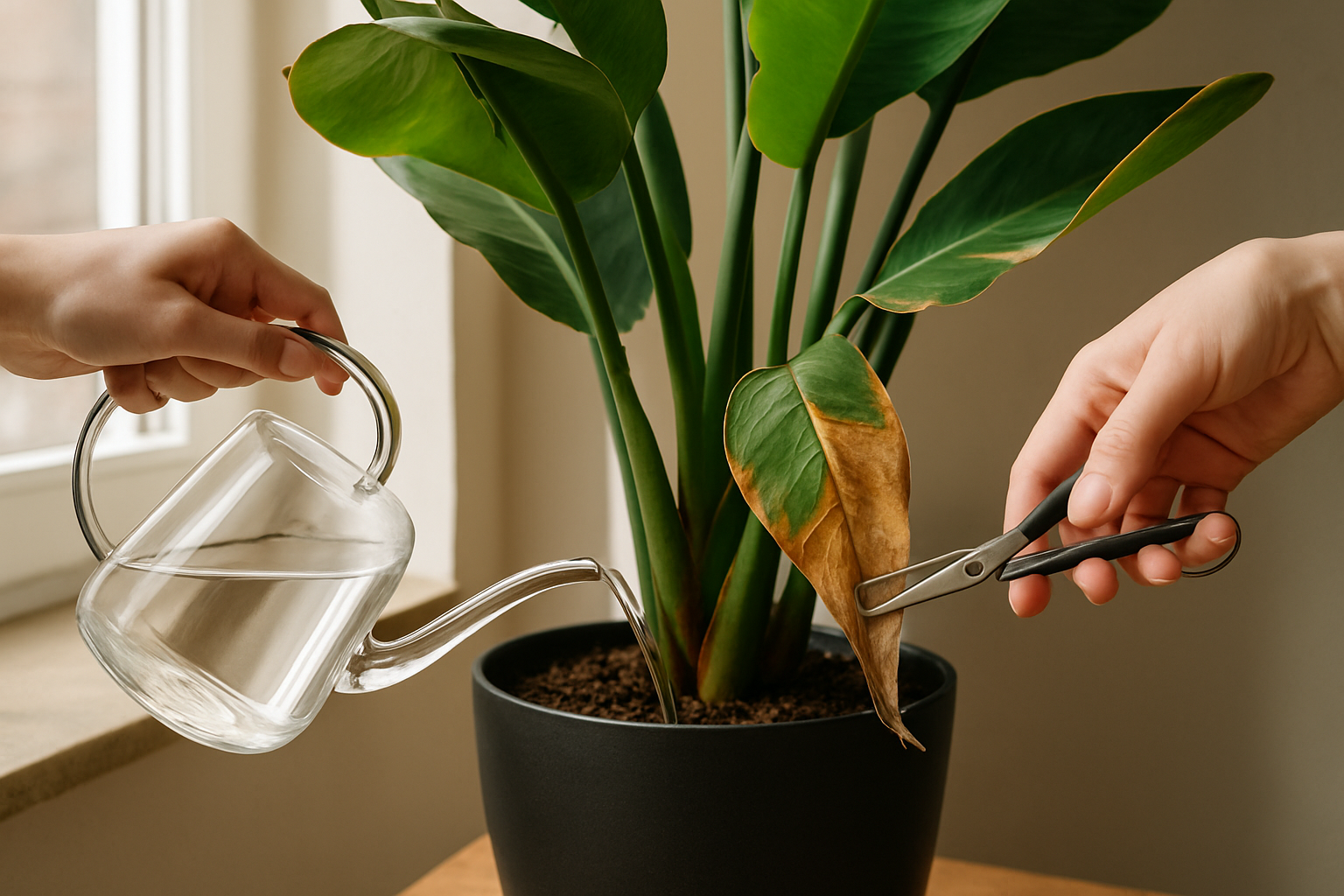 Strelitzia : lumière, arrosage & entretien