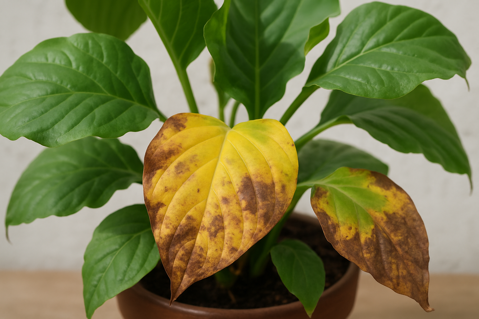 Feuilles jaunes ou brunes sur les plantes de jardin : que faire ?