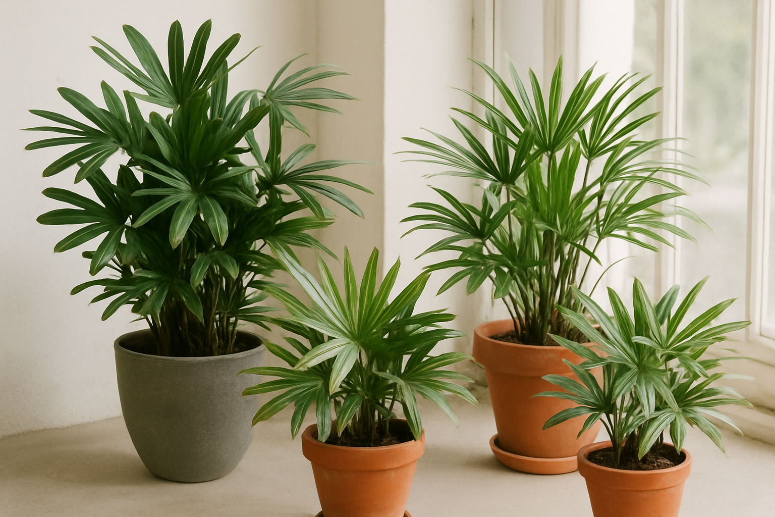 Palmier Rhapis : espèces et variétés